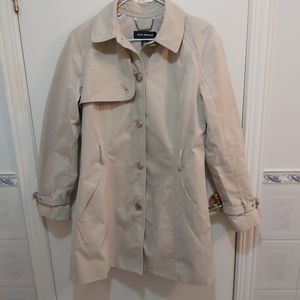 Club Monaco Size Small Beige Trench Coat (S)